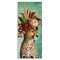 Stupell Industries Elegant Leopard with Flower Arrangement Canvas Design by Heather Gauthier